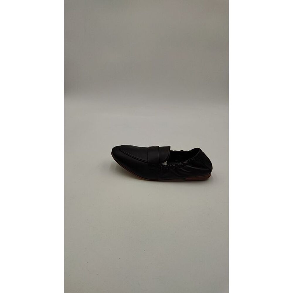 Quince Women Italian Leather Soft Loafer Black Shoes 6